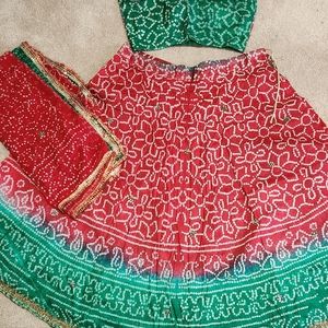 Silk lehenga choli